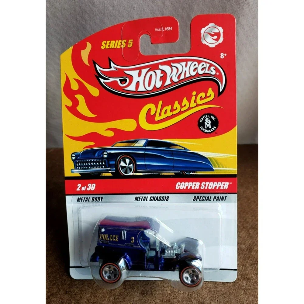 2009 Hot Wheels COPPER STOPPER Spectraflame Dark Blue CLASSICS SERIES 5 #2/30 RL